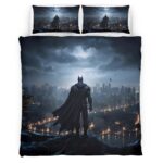 Housse De Couette Batman Gotham City Parure de lit Ensemble De Literie