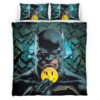 Housse De Couette Batman Happy Pin Parure de lit Ensemble De Literie