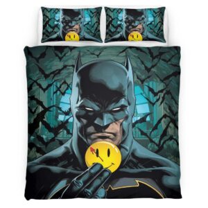 Housse De Couette Batman Happy Pin Parure de lit Ensemble De Literie