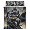 Housse De Couette Batman Héros dans la nuit noire 01 Parure de lit Ensemble De Literie