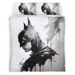 Housse De Couette Batman Héros dans la nuit noire 04 Parure de lit Ensemble De Literie