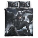 Housse De Couette Batman Héros dans la nuit noire 4 Parure de lit Ensemble De Literie