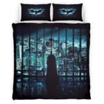 Housse De Couette Batman Héros dans la nuit noire 9 Parure de lit Ensemble De Literie