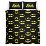 Housse De Couette Batman Icône DC Comics Parure de lit Ensemble De Literie