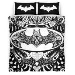 Housse De Couette Batman Style mandala DC Comics Parure de lit Ensemble De Literie