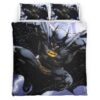 Housse De Couette Batman dans la nuit noire 2 Parure de lit Ensemble De Literie