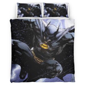 Housse De Couette Batman dans la nuit noire 2 Parure de lit Ensemble De Literie