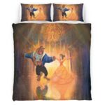 Housse De Couette Belle – La Belle et la Bête 1 Parure de lit Ensemble De Literie