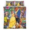 Housse De Couette Belle – La Belle et la Bête 14 Parure de lit Ensemble De Literie