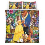 Housse De Couette Belle – La Belle et la Bête 14 Parure de lit Ensemble De Literie