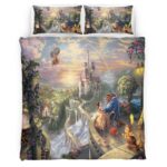 Housse De Couette Belle – La Belle et la Bête 16 Parure de lit Ensemble De Literie