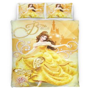 Housse De Couette Belle – La Belle et la Bête 25 Parure de lit Ensemble De Literie