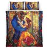 Housse De Couette Belle – La Belle et la Bête 3 Parure de lit Ensemble De Literie