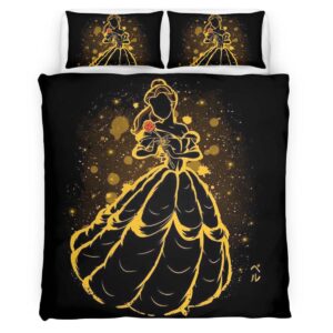 Housse De Couette Belle – La Belle et la Bête 6 Parure de lit Ensemble De Literie