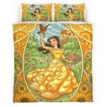 Housse De Couette Belle – La Belle et la Bête 7 Parure de lit Ensemble De Literie