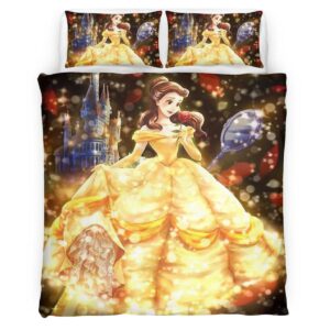 Housse De Couette Belle – La Belle et la Bête 9 Parure de lit Ensemble De Literie