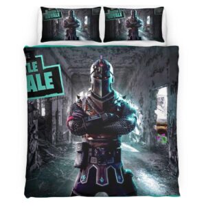 Housse De Couette Chevalier Noir Fortnite Skin 2 Parure de lit Ensemble De Literie
