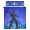 Housse De Couette Chevalier Noir Fortnite Skin 4 Parure de lit Ensemble De Literie