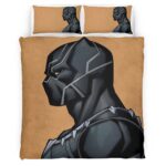 Housse De Couette Black Panther Marvel 1004 Parure de lit Ensemble De Literie
