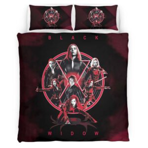 Housse De Couette Black Widow Marvel Parure de lit Ensemble De Literie