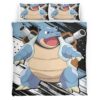 Housse De Couette Tortank Pokémon Parure de lit Ensemble De Literie