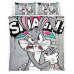 Housse De Couette Bugs Bunny – Looney Tunes 06 Parure de lit Ensemble De Literie