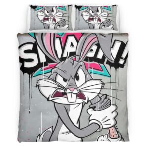 Housse De Couette Bugs Bunny – Looney Tunes 06 Parure de lit Ensemble De Literie