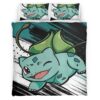 Housse De Couette Bulbizarre Pokémon 4 Parure de lit Ensemble De Literie