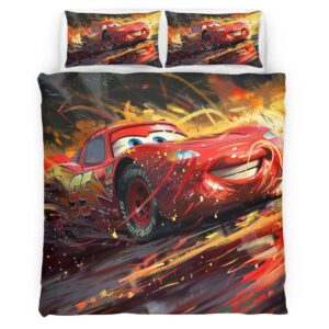 Housse De Couette Cars – Flash McQueen 95 – 14 Parure de lit Ensemble De Literie