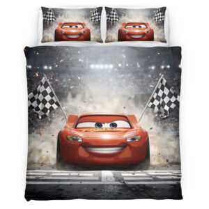 Housse De Couette Cars – Flash McQueen 95 – 15 Parure de lit Ensemble De Literie