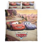 Housse De Couette Cars – Flash McQueen 95 – 16 Parure de lit Ensemble De Literie