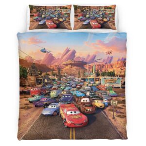 Housse De Couette Cars – Flash McQueen 95 – 18 Parure de lit Ensemble De Literie