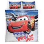 Housse De Couette Cars – Flash McQueen 95 – 20 Parure de lit Ensemble De Literie