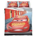 Housse De Couette Cars – Flash McQueen 95 – 3 Parure de lit Ensemble De Literie
