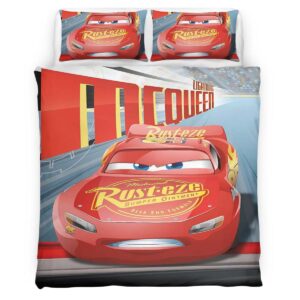 Housse De Couette Cars – Flash McQueen 95 – 3 Parure de lit Ensemble De Literie