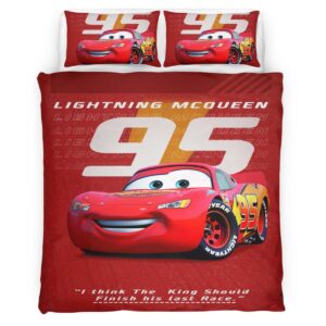 Housse De Couette Cars – Flash McQueen 95 – 6 Parure de lit Ensemble De Literie