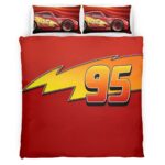 Housse De Couette Cars – Flash McQueen 95 – 9 Parure de lit Ensemble De Literie