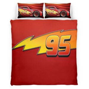 Housse De Couette Cars – Flash McQueen 95 – 9 Parure de lit Ensemble De Literie