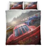 Housse De Couette Cars – Flash McQueen – Course 2 Parure de lit Ensemble De Literie
