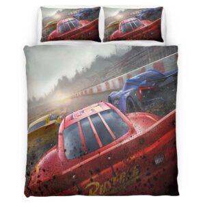 Housse De Couette Cars – Flash McQueen – Course 2 Parure de lit Ensemble De Literie