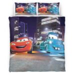 Housse De Couette Cars – Flash McQueen & Martin à Tokyo Parure de lit Ensemble De Literie