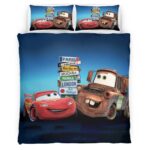 Housse De Couette Cars – Flash McQueen & Martin Parure de lit Ensemble De Literie
