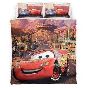 Housse De Couette Cars – Film Flash McQueen Parure de lit Ensemble De Literie