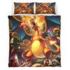 Housse De Couette Dracaufeu Pokémon 6 Parure de lit Ensemble De Literie