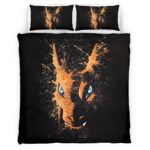 Housse De Couette Dracaufeu Pokémon 9 Parure de lit Ensemble De Literie