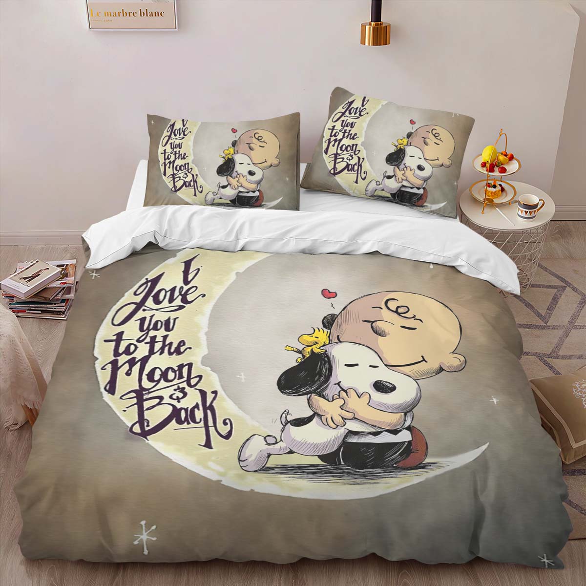Housse De Couette Charlie Brown & Snoopy – Peanuts 4 Parure de lit Ensemble De Literie – Image 2