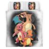 Housse De Couette Salamèche Reptincel Dracaufeu Pokémon 2 Parure de lit Ensemble De Literie