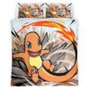 Housse De Couette Salamèche Feu Pokémon 4 Parure de lit Ensemble De Literie