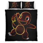 Housse De Couette Salamèche Feu Pokémon 5 Parure de lit Ensemble De Literie