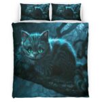 Housse De Couette Chat du Cheshire – Alice au pays des merveilles 04 Parure de lit Ensemble De Literie